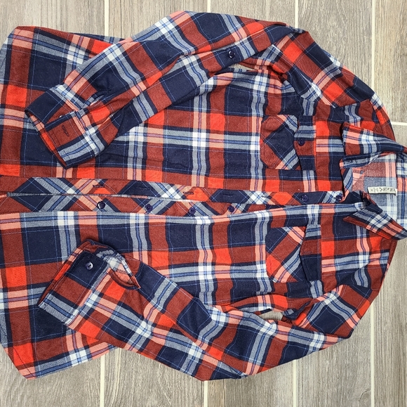 RnB Plaid Long Sleeve Top - Picture 1 of 2